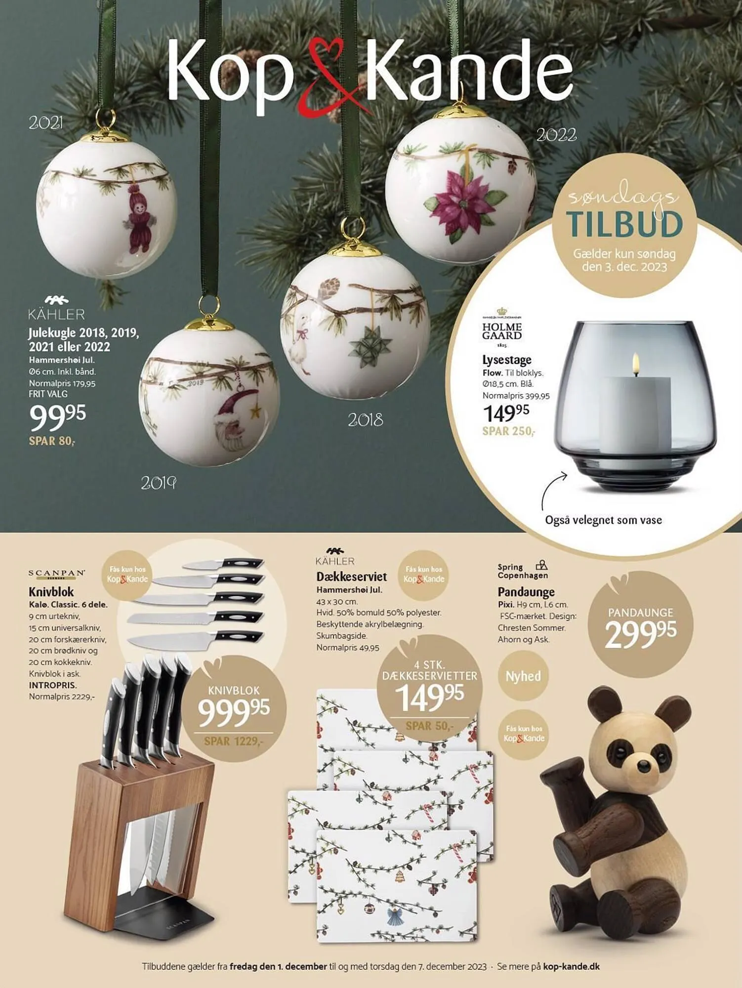 Kop & Kande tilbudsavis Gyldig indtil 1. december - 7. december 2023 - tilbudsavis side 1