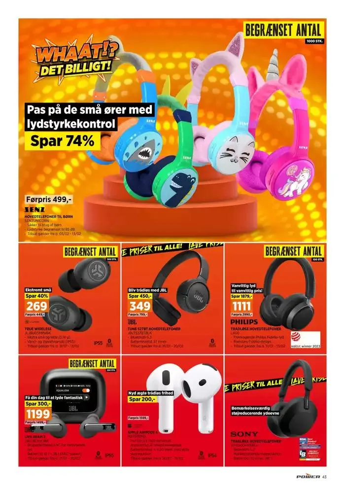Angebote Power Gyldig indtil 11. februar - 25. februar 2025 - tilbudsavis side 43