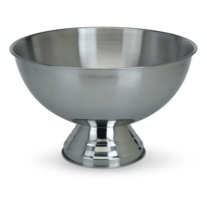 Champagnebowle på fod i rustfri stål