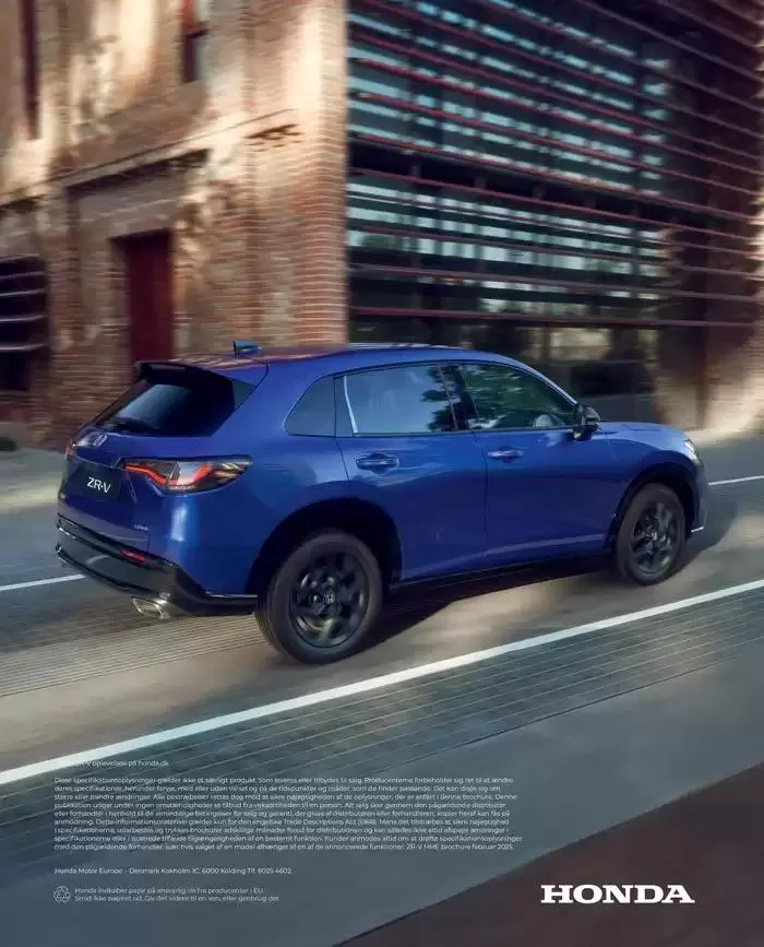 Honda ZR-V Brochure Gyldig indtil 22. februar - 22. februar 2026 - tilbudsavis side 64