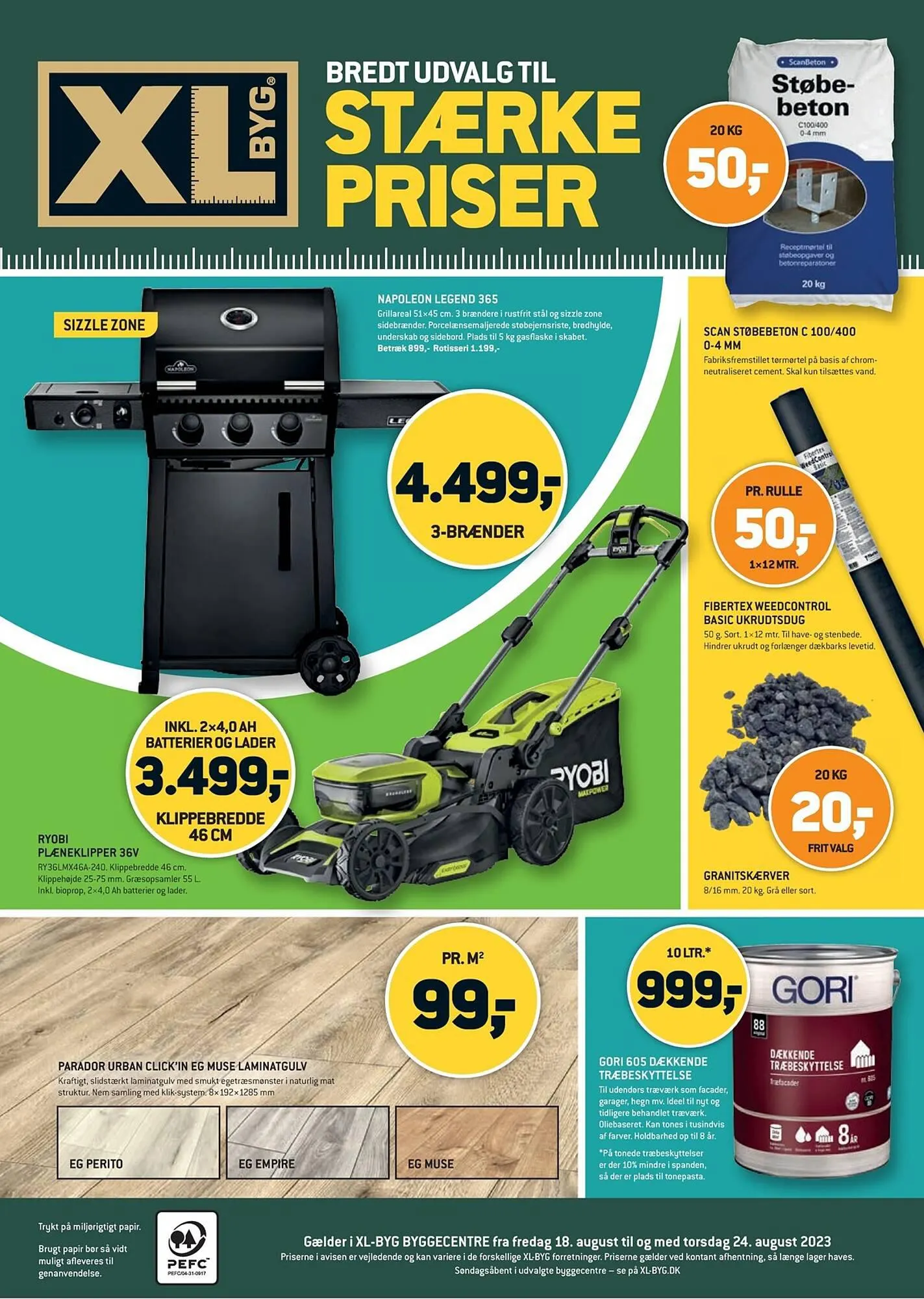 XL-BYG tilbudsavis Gyldig indtil 18. august - 24. august 2023 - tilbudsavis side 1