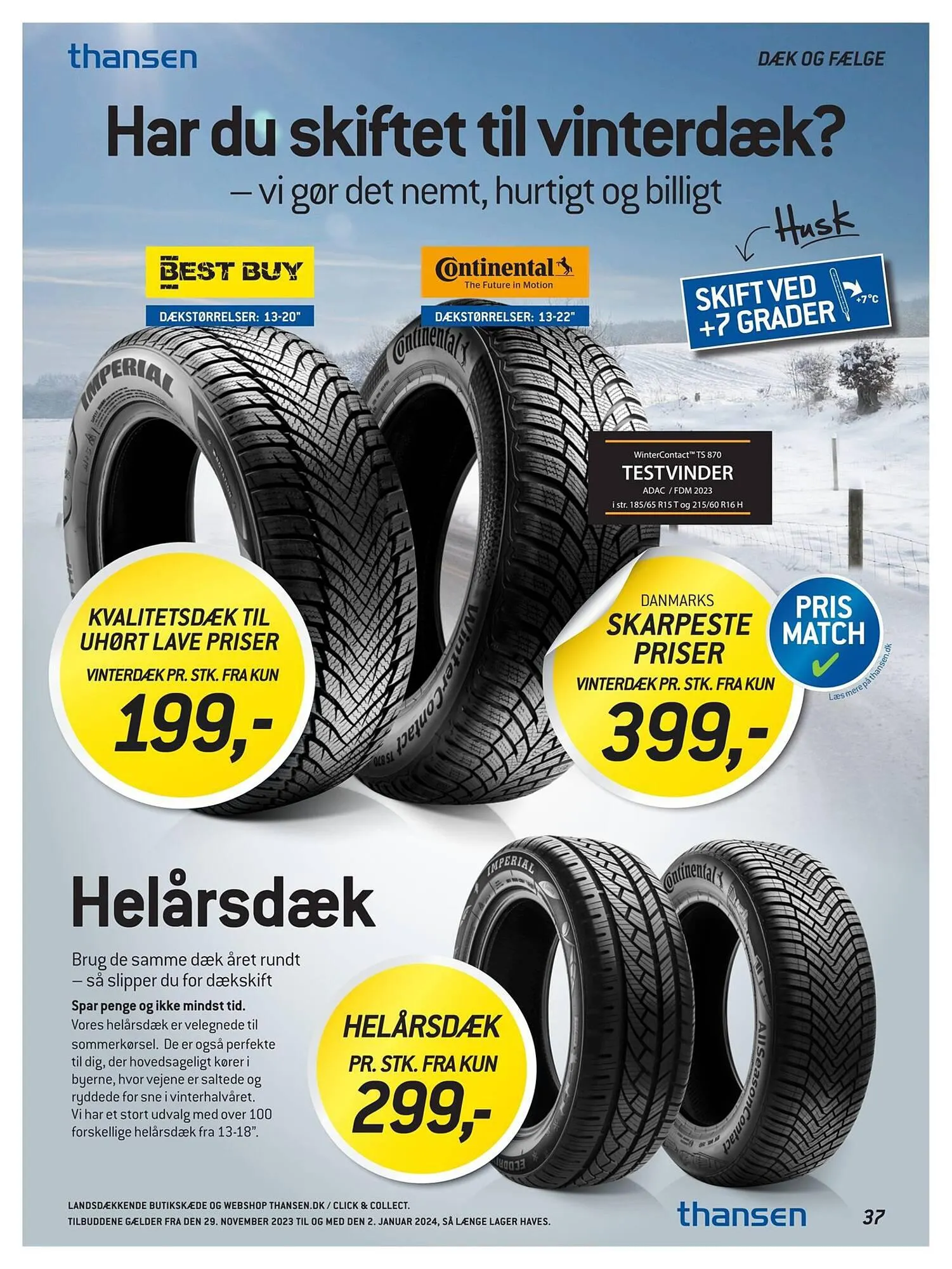 Thansen tilbudsavis Gyldig indtil 28. november - 2. januar 2024 - tilbudsavis side 37