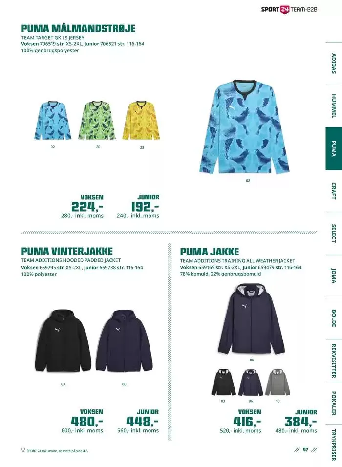 Sport 24 Team Gyldig indtil 24. januar - 31. december 2025 - tilbudsavis side 47