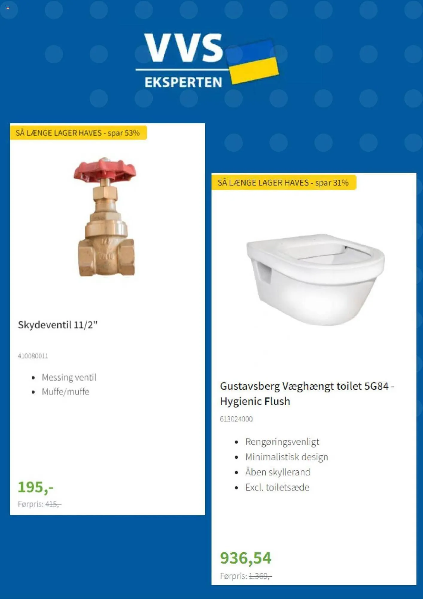 VVS Eksperten tilbudsavis Gyldig indtil 29. november - 21. december 2023 - tilbudsavis side 6