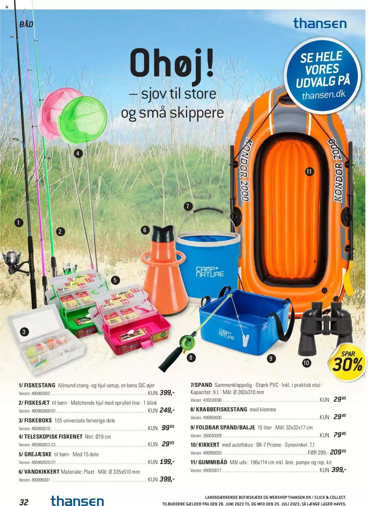 Thansen - Tilbudsavis Gyldig indtil 28. juni - 1. august 2023 - tilbudsavis side 32