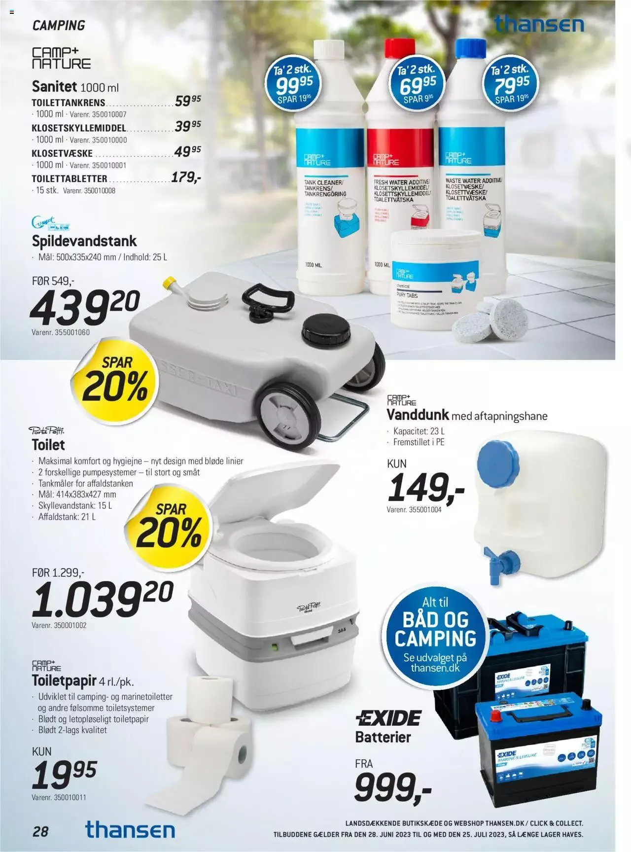 Thansen - Tilbudsavis Gyldig indtil 28. juni - 1. august 2023 - tilbudsavis side 28
