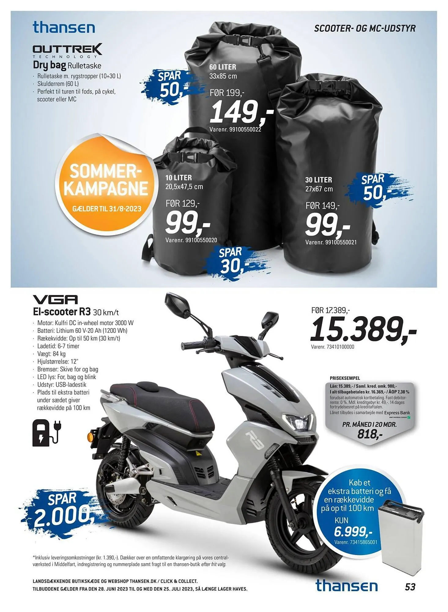 Thansen tilbudsavis Gyldig indtil 27. juni - 25. juli 2023 - tilbudsavis side 53