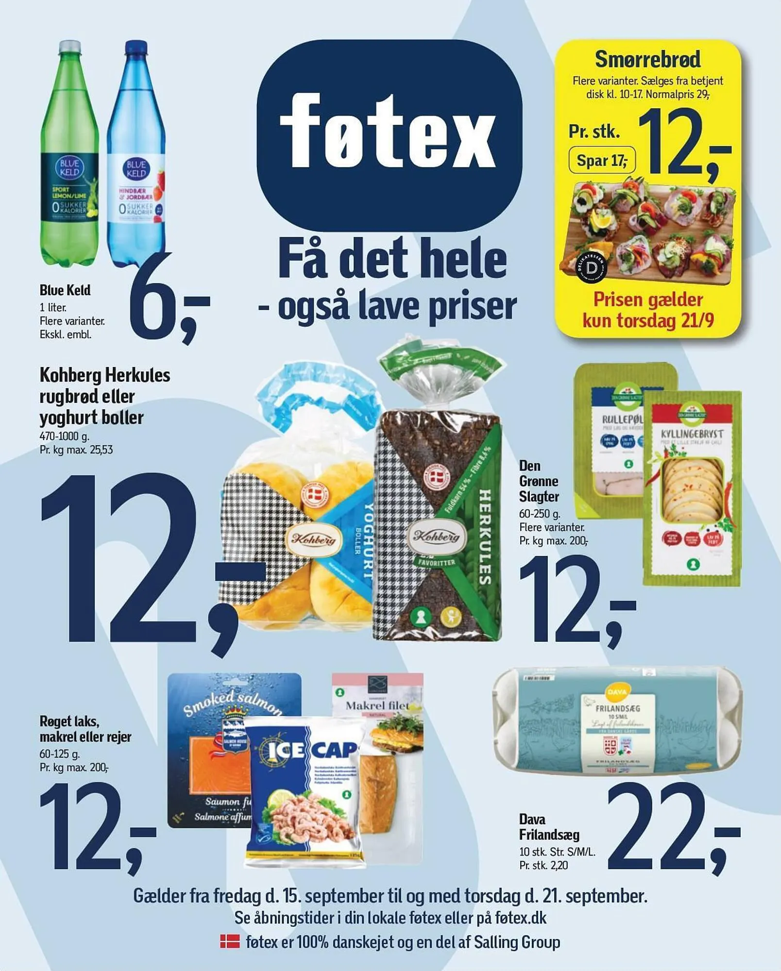 Føtex tilbudsavis Gyldig indtil 15. september - 21. september 2023 - tilbudsavis side 1