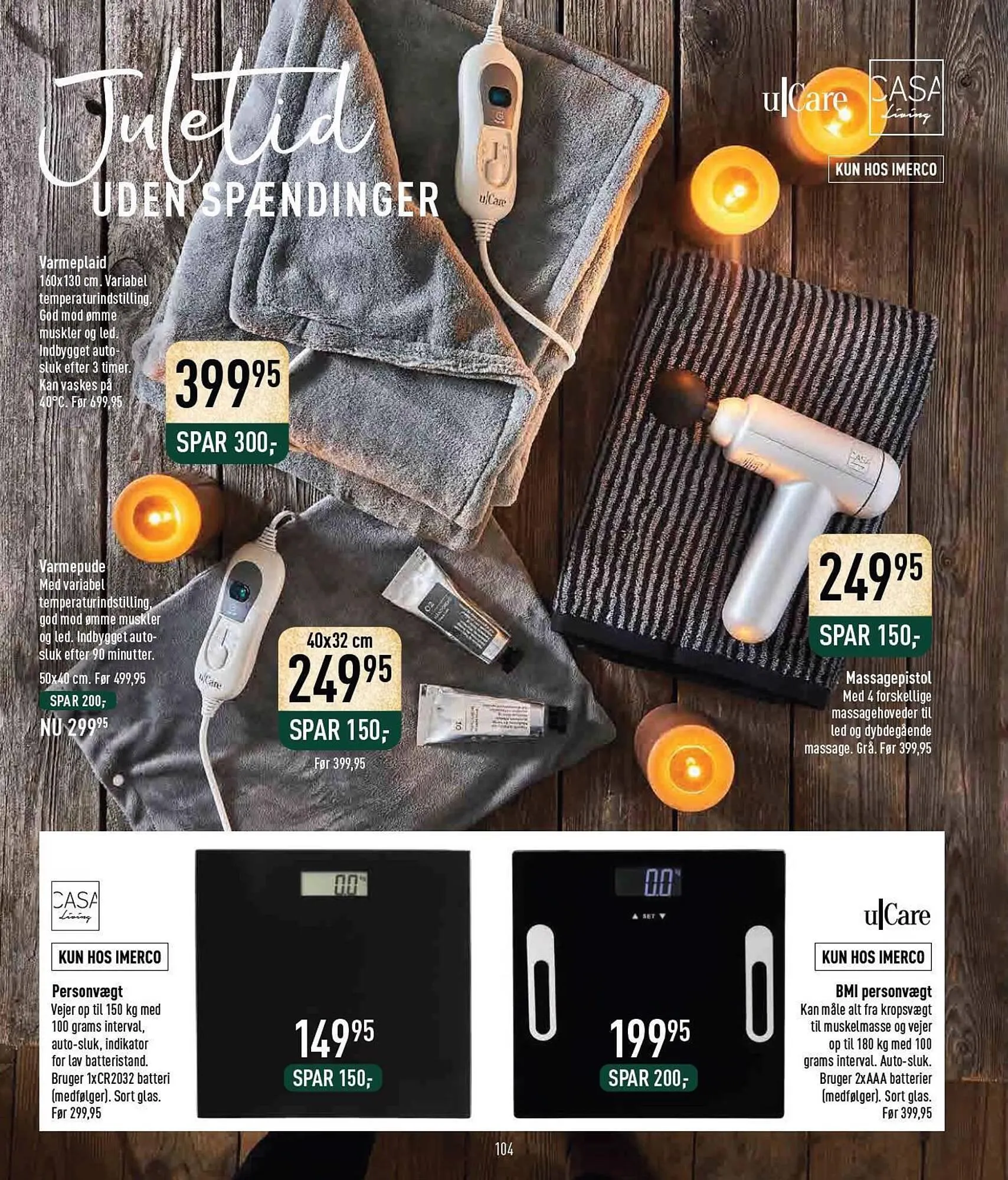 Imerco tilbudsavis Gyldig indtil 20. oktober - 23. december 2023 - tilbudsavis side 104