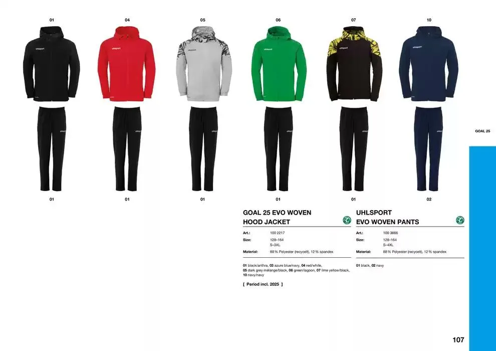 Uhlsport Gyldig indtil 5. februar - 31. december 2025 - tilbudsavis side 107