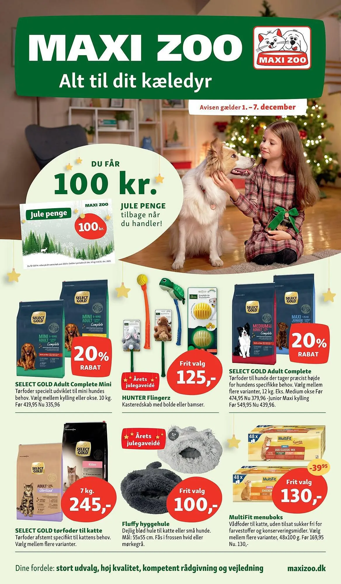 Maxi Zoo tilbudsavis Gyldig indtil 30. november - 7. december 2023 - tilbudsavis side 1