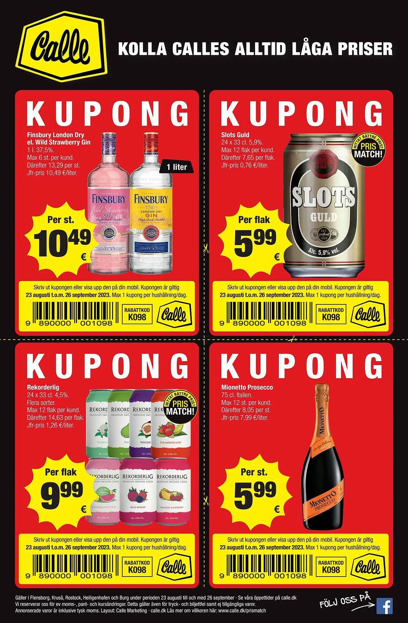 Calle tilbudsavis Gyldig indtil 23. august - 26. september 2023 - tilbudsavis side 21