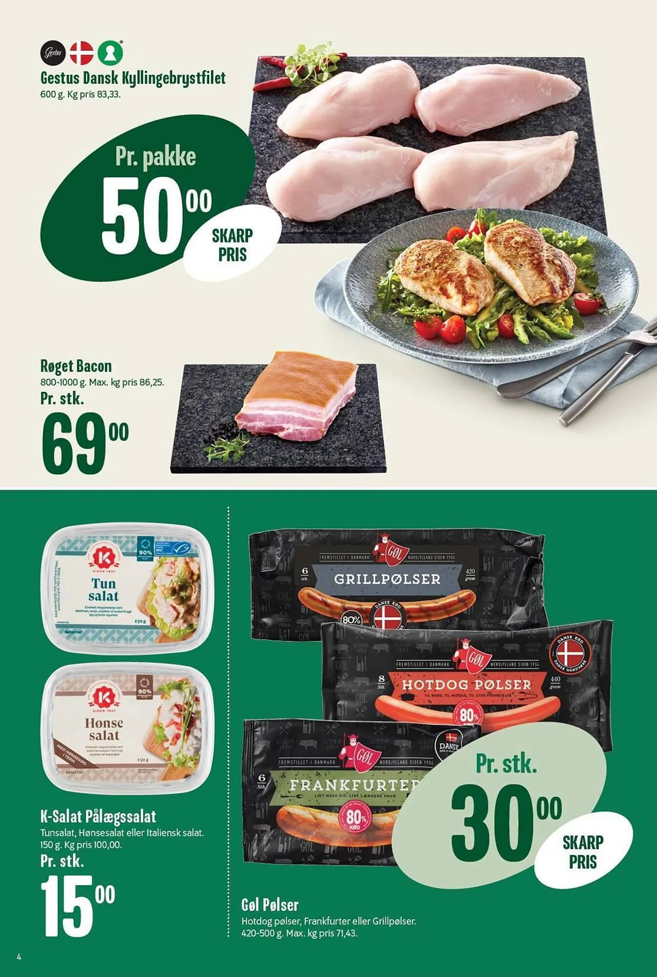 Min Købmand tilbudsavis Gyldig indtil 16. september - 22. september 2023 - tilbudsavis side 4