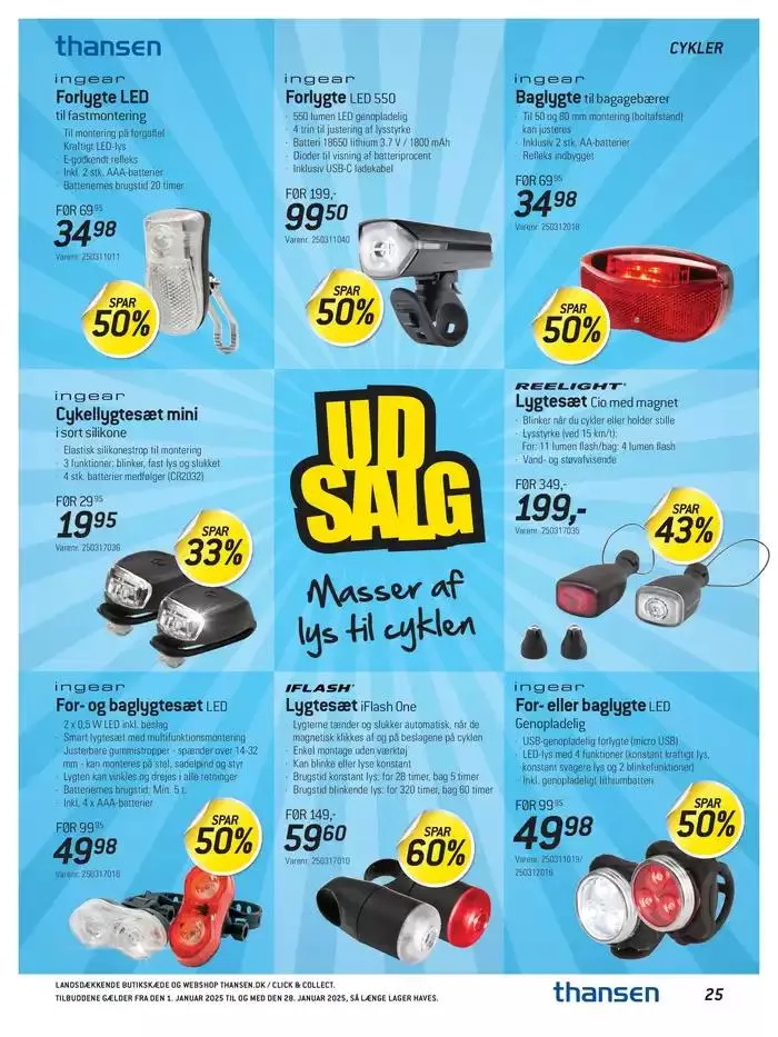 Aktuell kundeavis Thansen Gyldig indtil 1. januar - 28. januar 2025 - tilbudsavis side 25