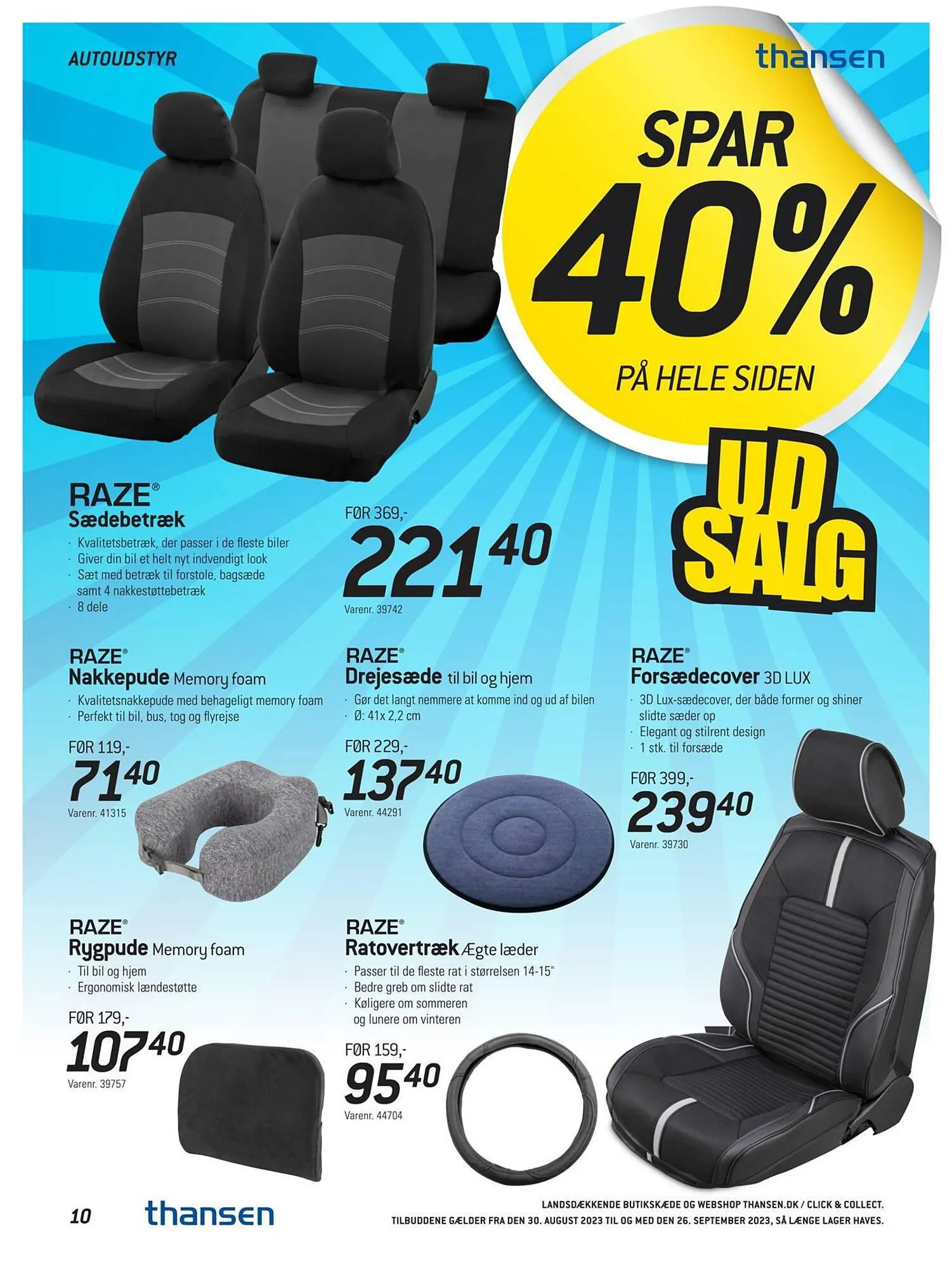 Thansen tilbudsavis Gyldig indtil 29. august - 26. september 2023 - tilbudsavis side 10