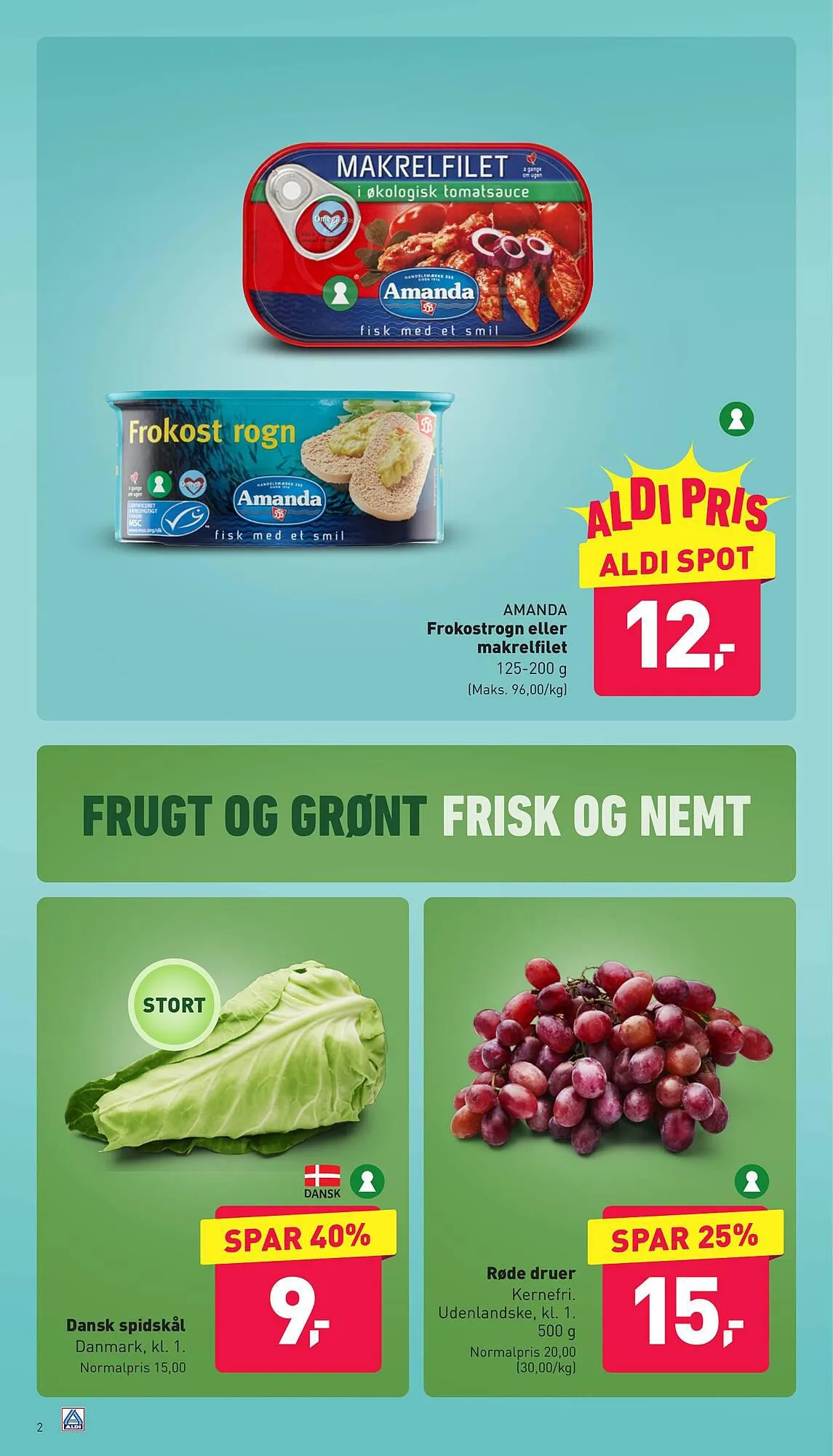 ALDI tilbudsavis Gyldig indtil 8. september - 14. september 2023 - tilbudsavis side 2