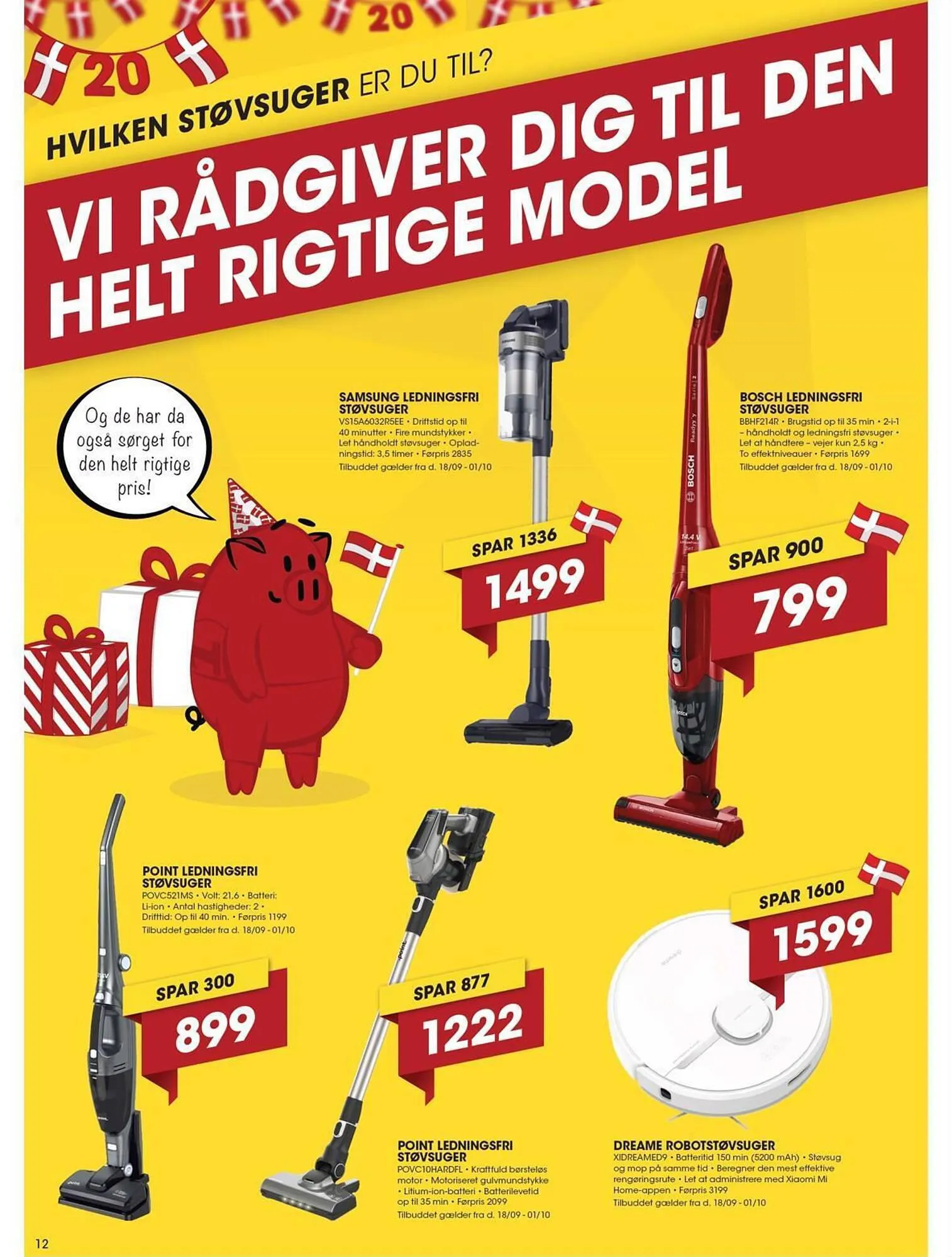 Punkt1 tilbudsavis Gyldig indtil 18. september - 1. oktober 2023 - tilbudsavis side 12
