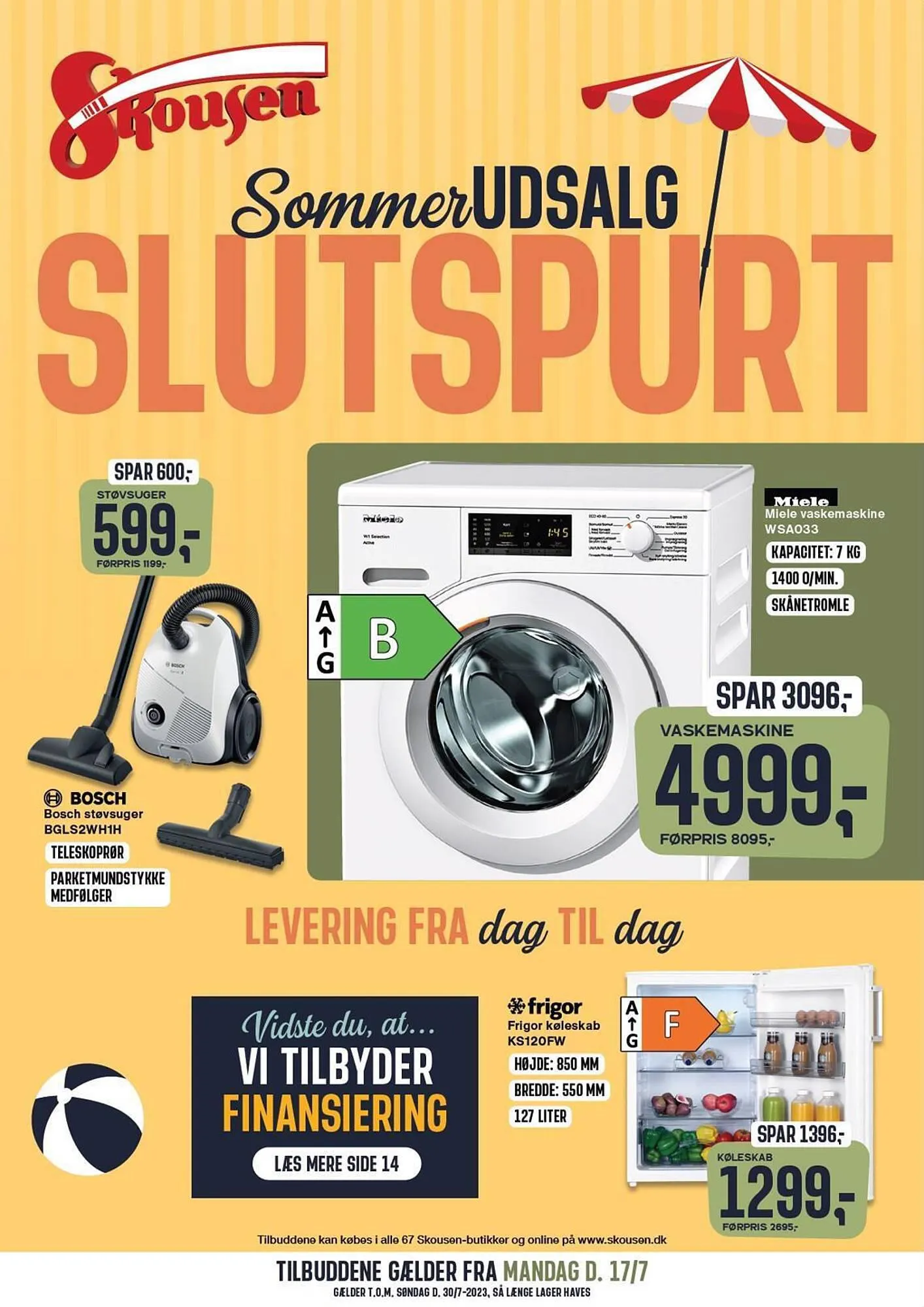 Skousen tilbudsavis Gyldig indtil 17. juli - 30. juli 2023 - tilbudsavis side 1