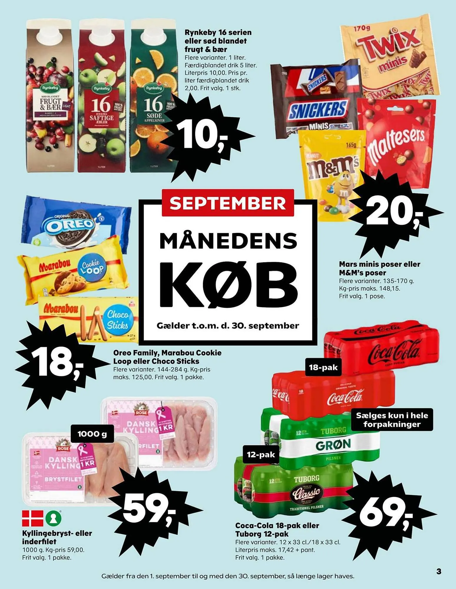 Kvickly tilbudsavis Gyldig indtil 14. september - 28. september 2023 - tilbudsavis side 3