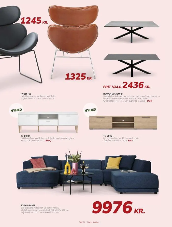 Daells Bolighus Inspiration til spisestuen Gyldig indtil 19. juli - 2. august 2024 - tilbudsavis side 20