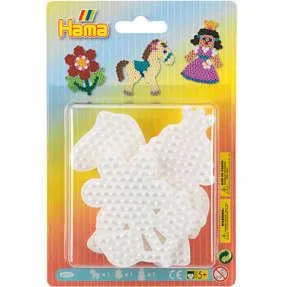 Små stiftplader - blomst, hest og prinsesse