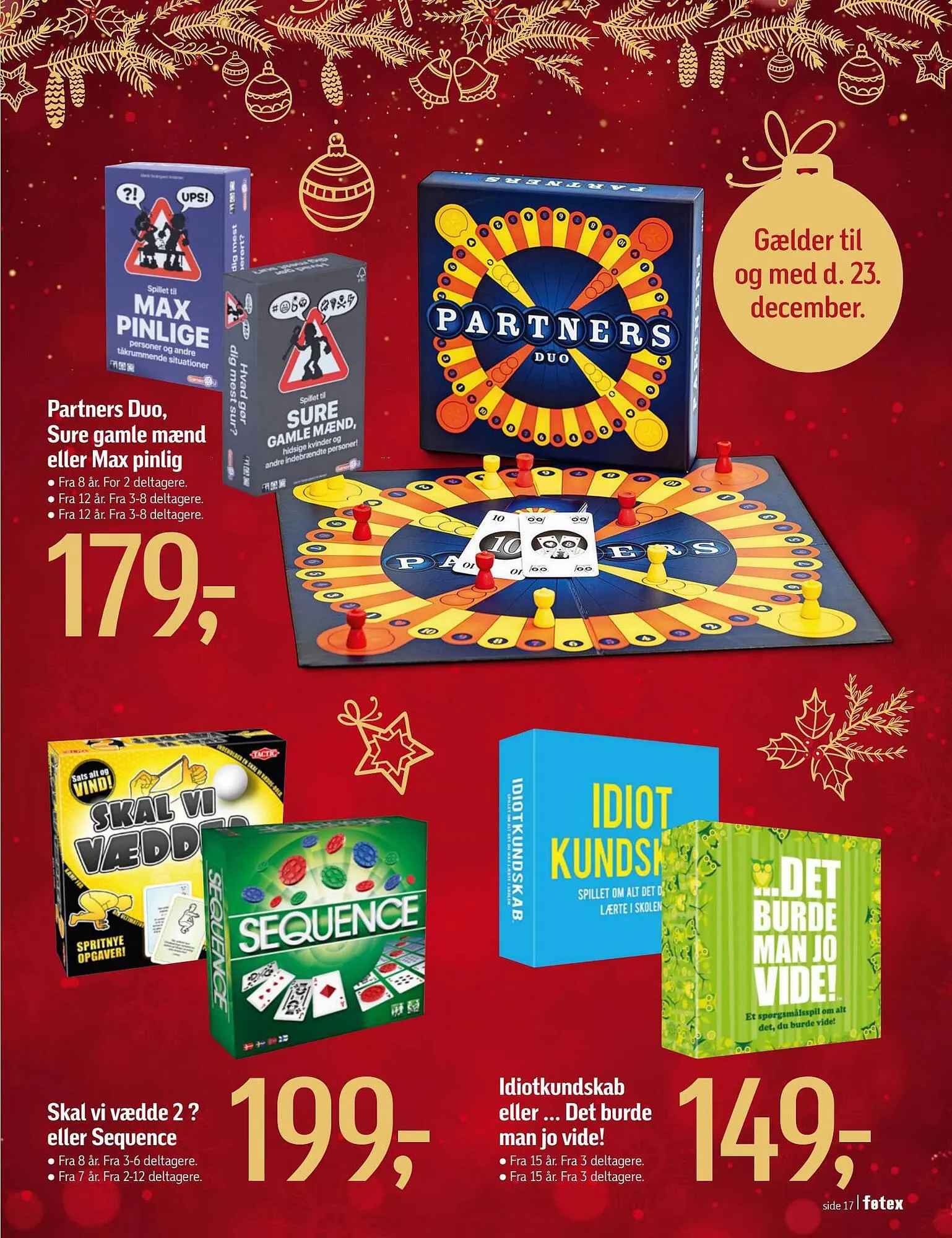 Føtex tilbudsavis Gyldig indtil 3. november - 23. december 2023 - tilbudsavis side 17