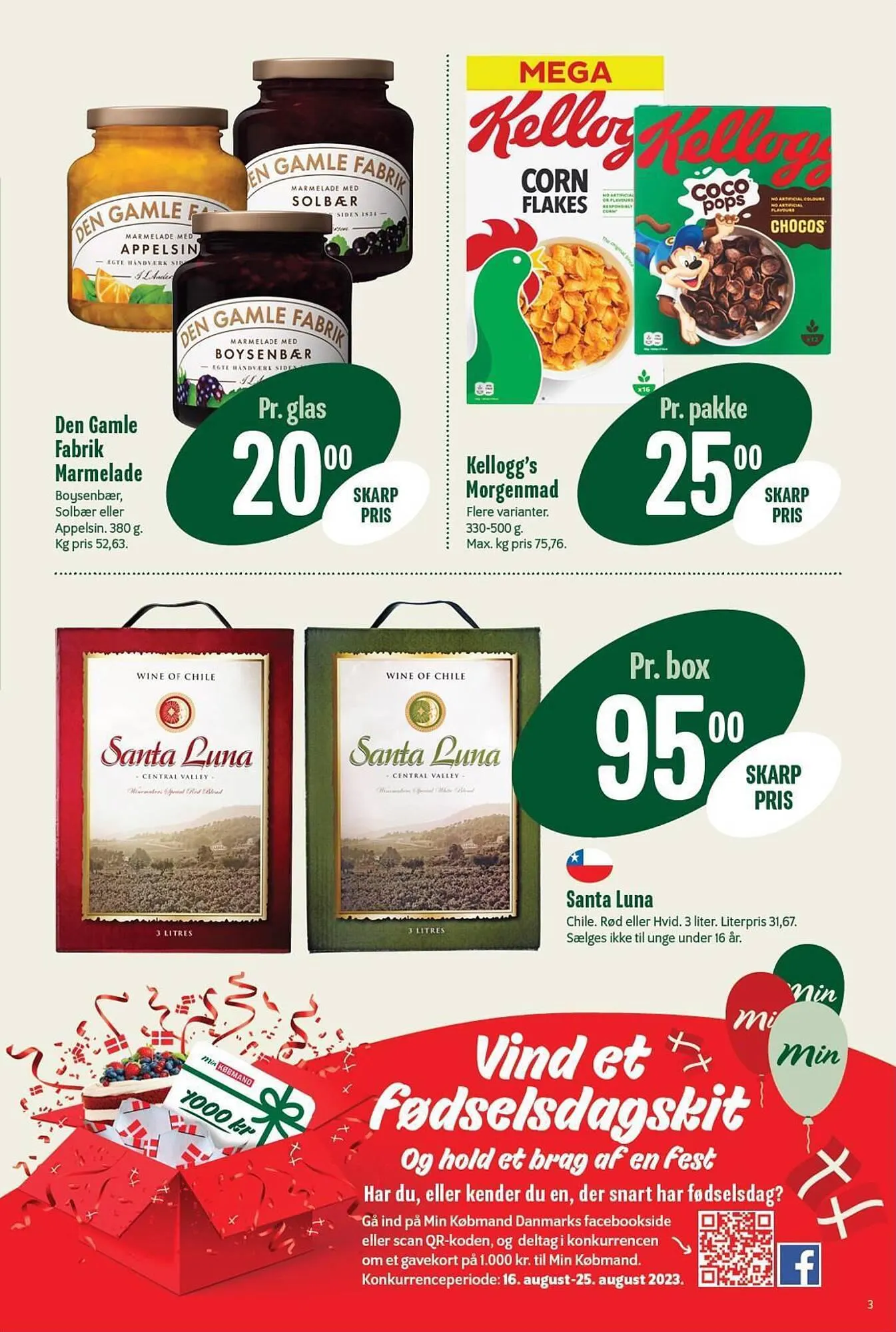 Min Købmand tilbudsavis Gyldig indtil 19. august - 25. august 2023 - tilbudsavis side 3