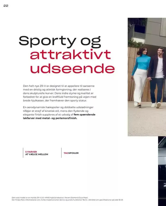 Honda ZR-V Brochure Gyldig indtil 22. februar - 22. februar 2026 - tilbudsavis side 22