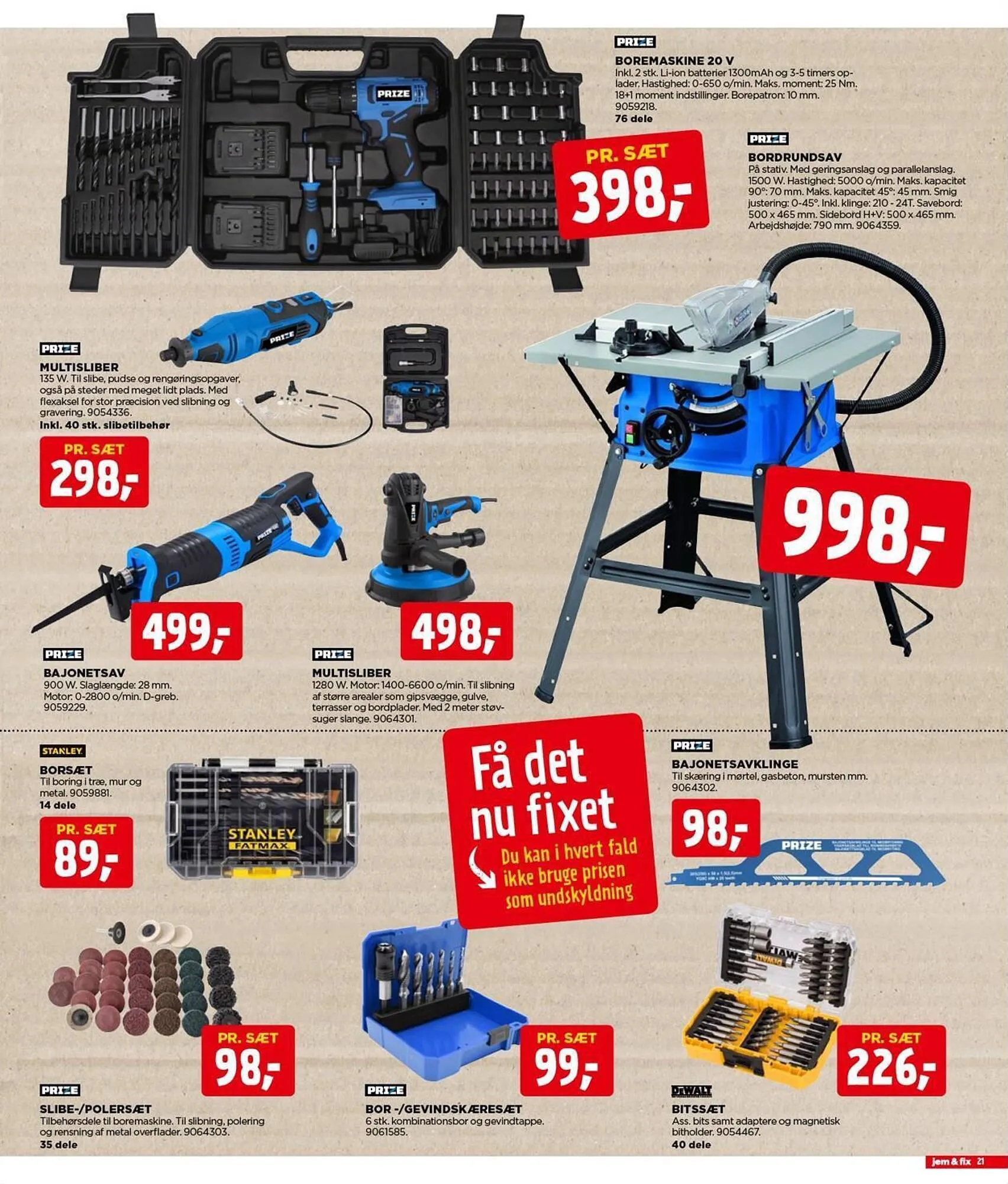 jem & fix tilbudsavis Gyldig indtil 19. november - 25. november 2023 - tilbudsavis side 21