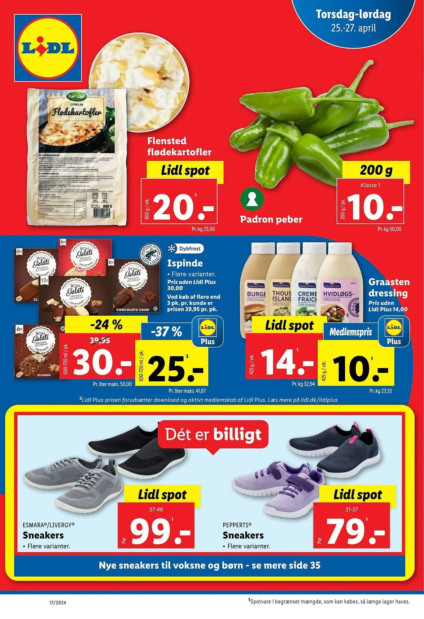 Lidl tilbudsavis Gyldig indtil 24. april - 27. april 2024 - tilbudsavis side 1