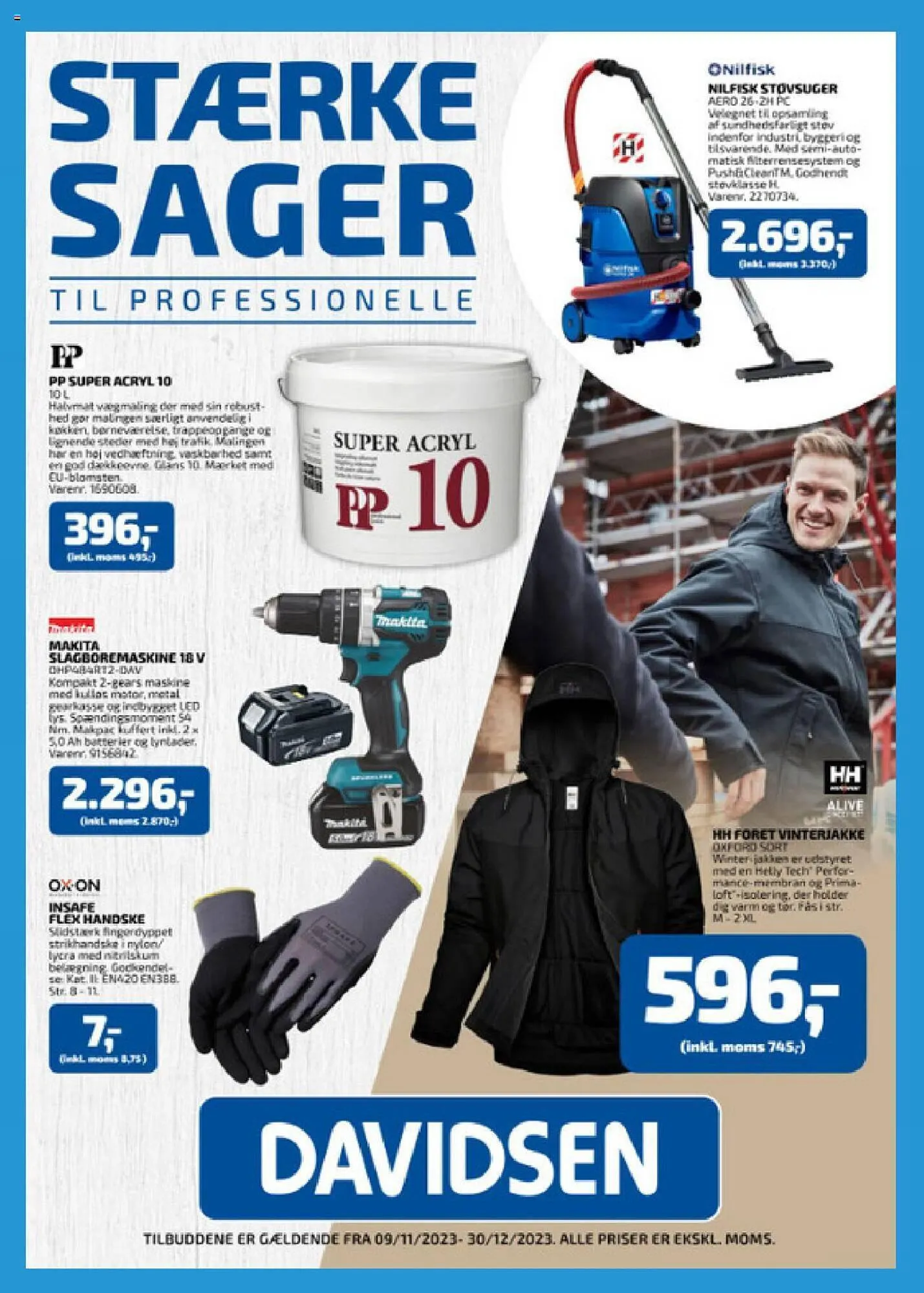 Davidsen tilbudsavis Gyldig indtil 9. november - 30. december 2023 - tilbudsavis side 1