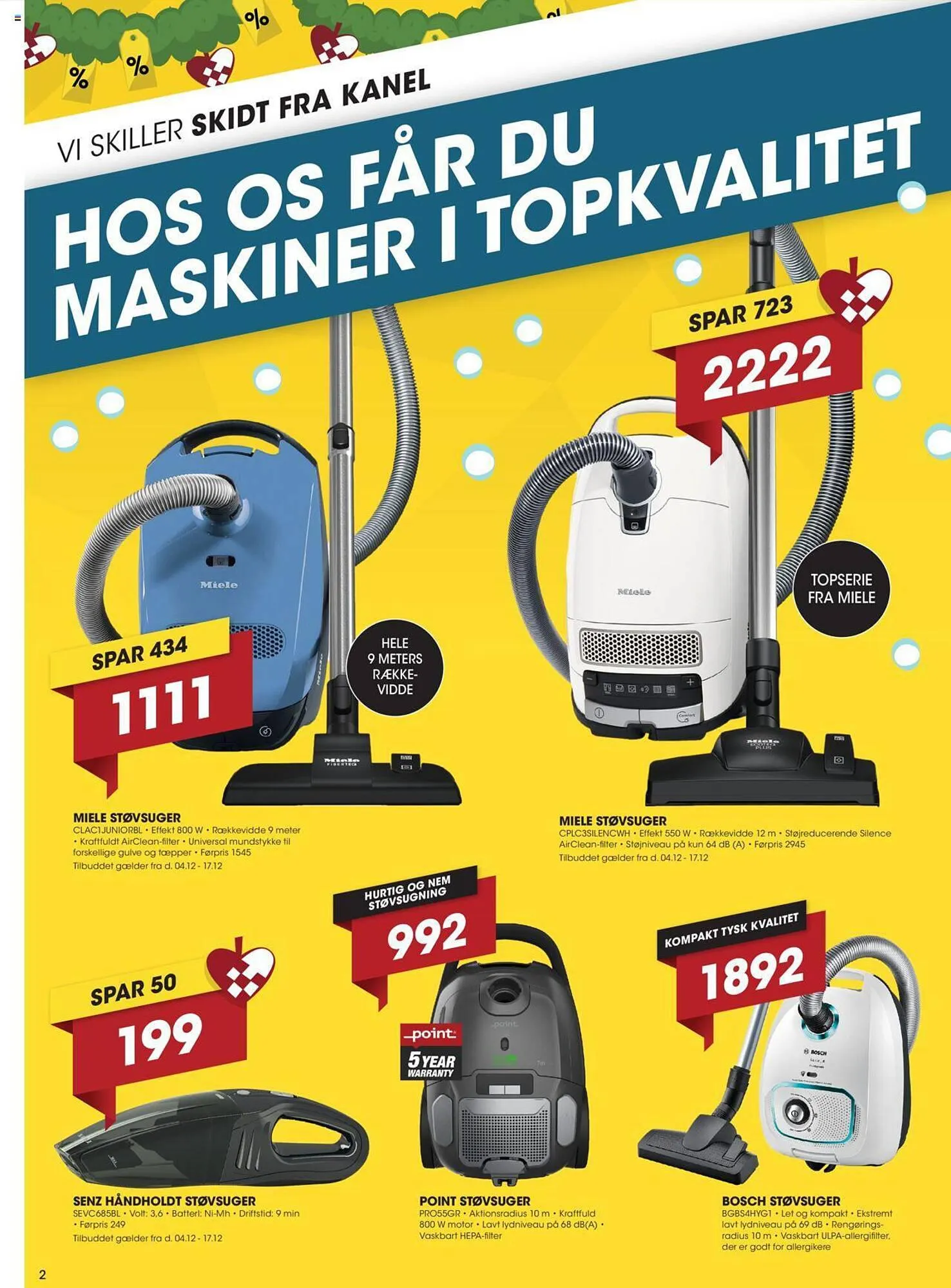 Punkt1 tilbudsavis Gyldig indtil 4. december - 17. december 2023 - tilbudsavis side 2