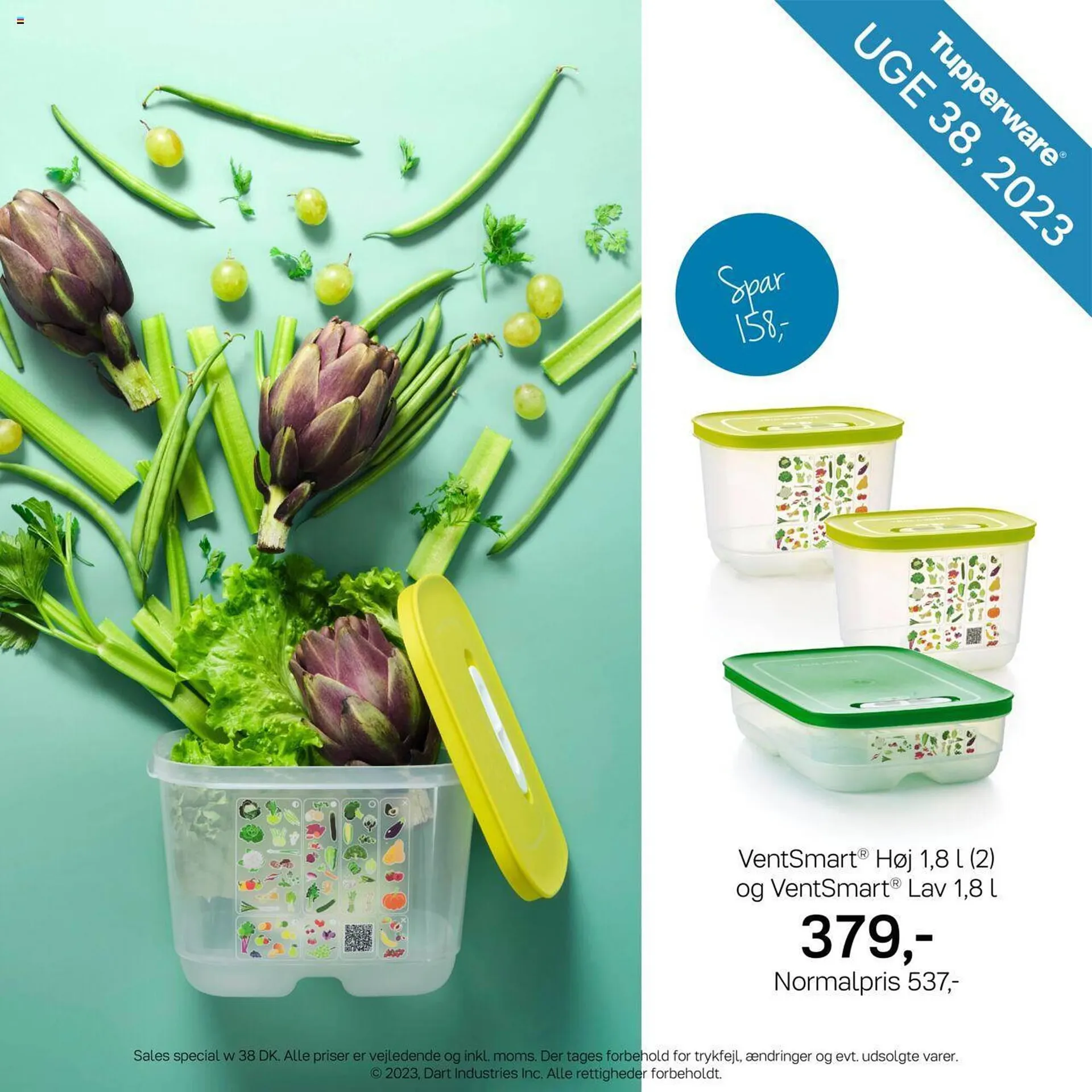 Tupperware tilbudsavis Gyldig indtil 18. september - 24. september 2023 - tilbudsavis side 1