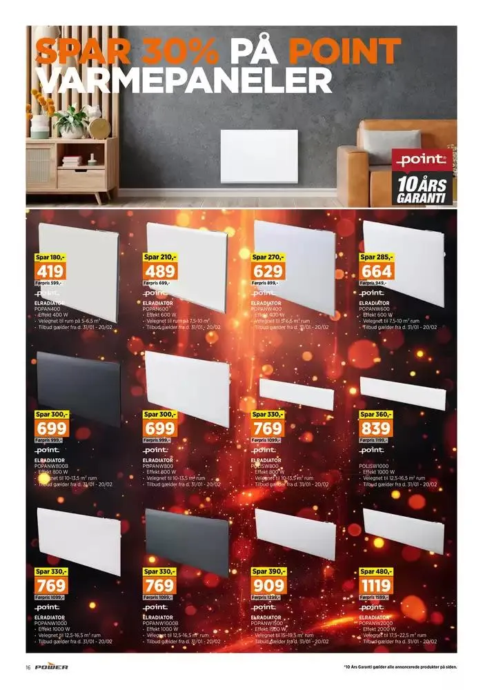 Angebote Power Gyldig indtil 11. februar - 25. februar 2025 - tilbudsavis side 16