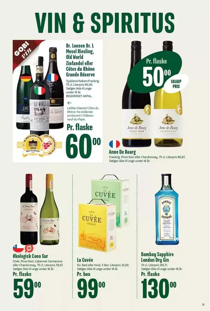 Min Købmand Tilbudsavis Gyldig indtil 31. januar - 14. februar 2025 - tilbudsavis side 13
