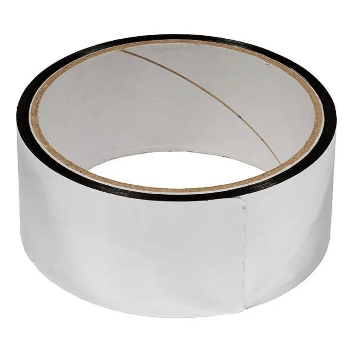 Wallmann aluminiumstape sølv 20 m 38 mm