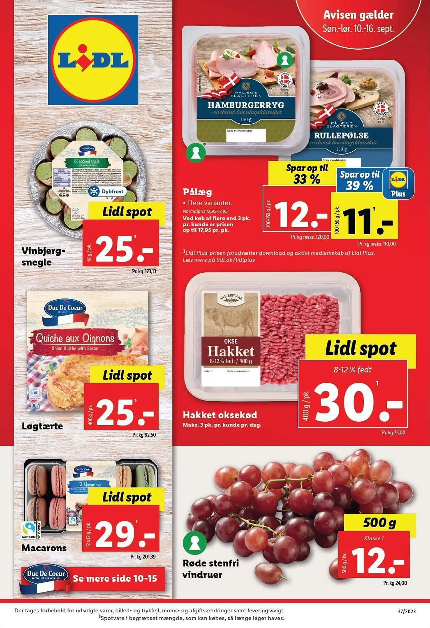 Lidl tilbudsavis Gyldig indtil 10. september - 16. september 2023 - tilbudsavis side 1