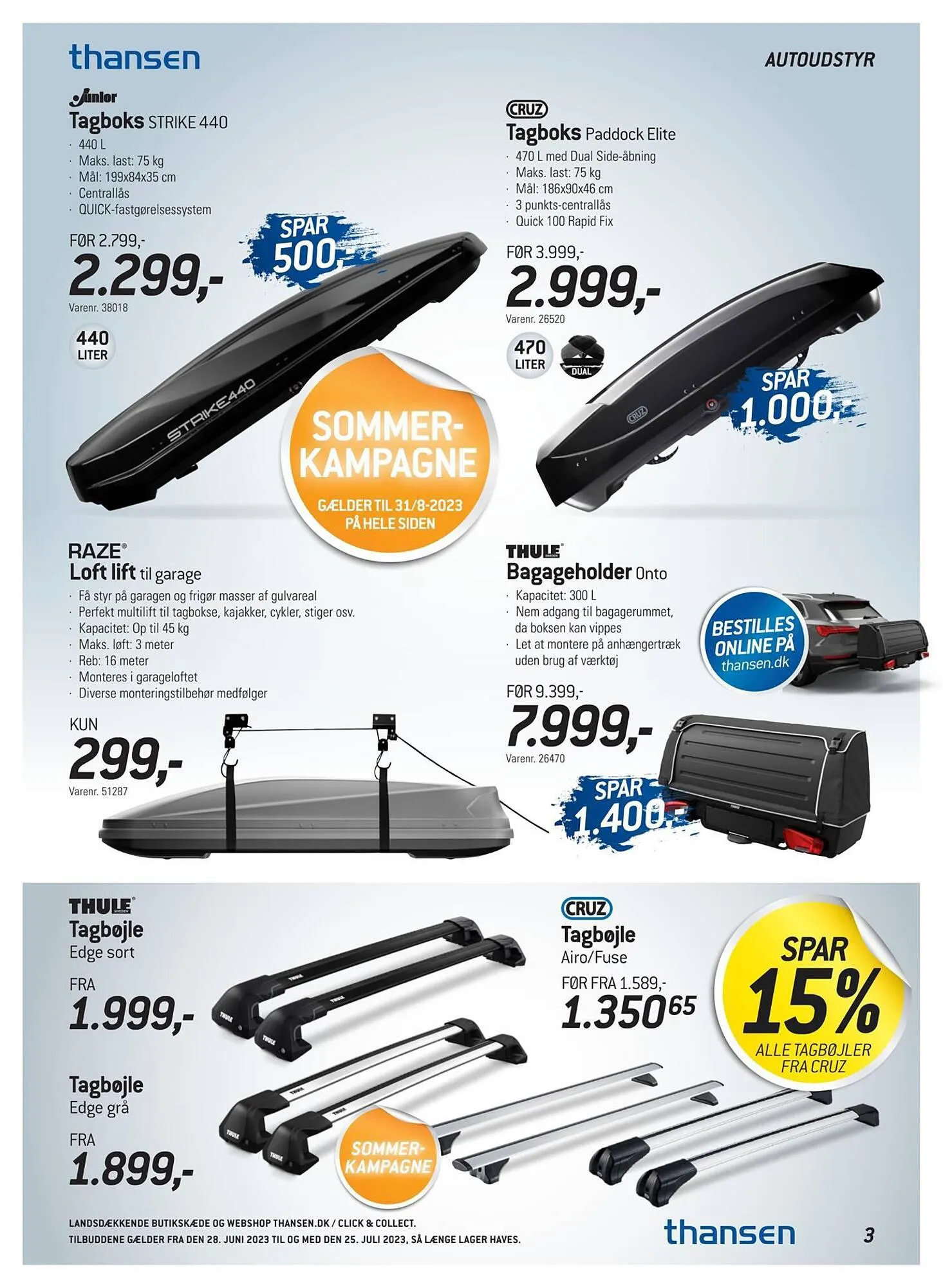 Thansen tilbudsavis Gyldig indtil 27. juni - 25. juli 2023 - tilbudsavis side 3