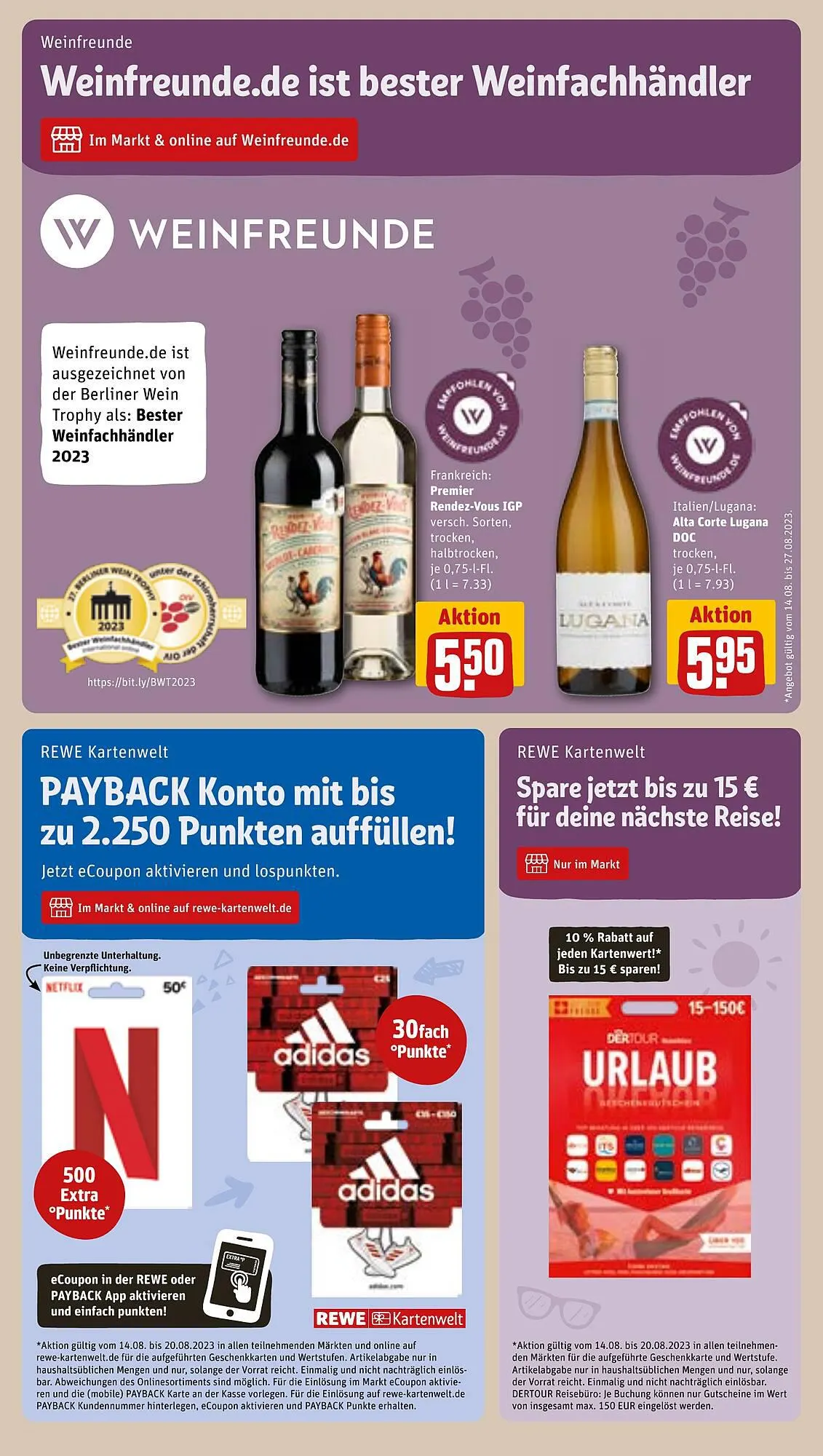 REWE tilbudsavis Gyldig indtil 14. august - 19. august 2023 - tilbudsavis side 19