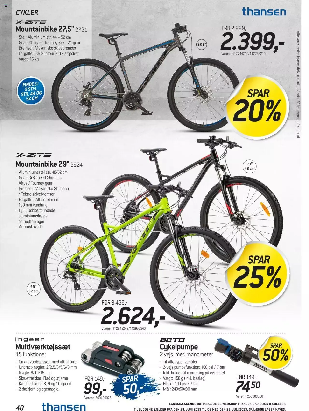 Thansen - Tilbudsavis Gyldig indtil 28. juni - 1. august 2023 - tilbudsavis side 40