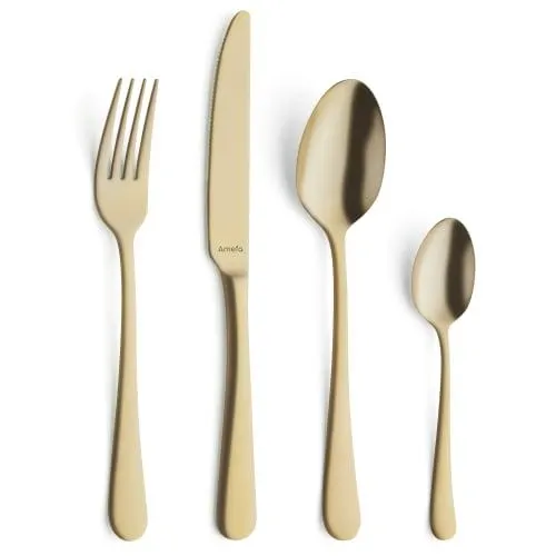 Amefa bestiksæt - Austin - Mat guld