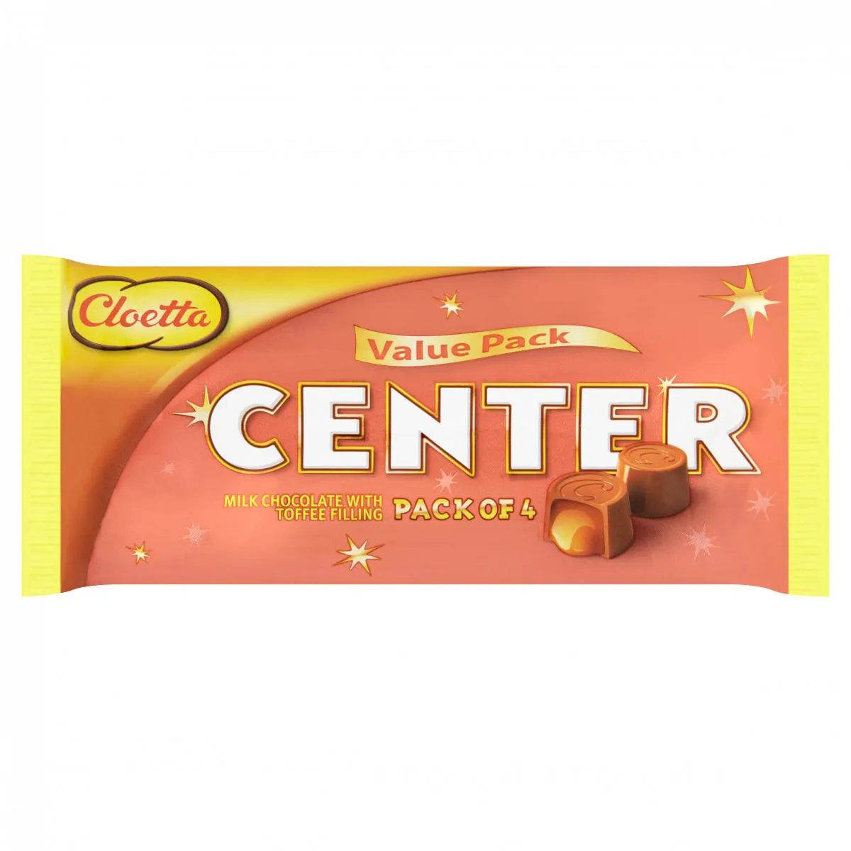 Cloetta Center Milk Chocolate with Toffee Filling