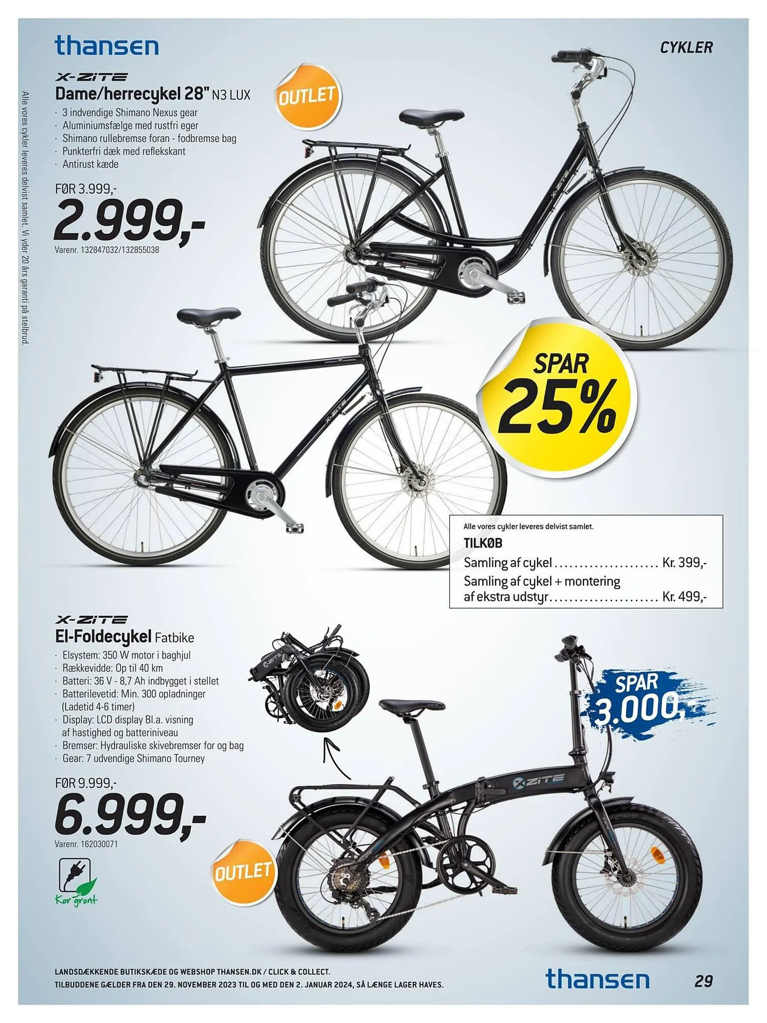 Thansen tilbudsavis Gyldig indtil 28. november - 2. januar 2024 - tilbudsavis side 29