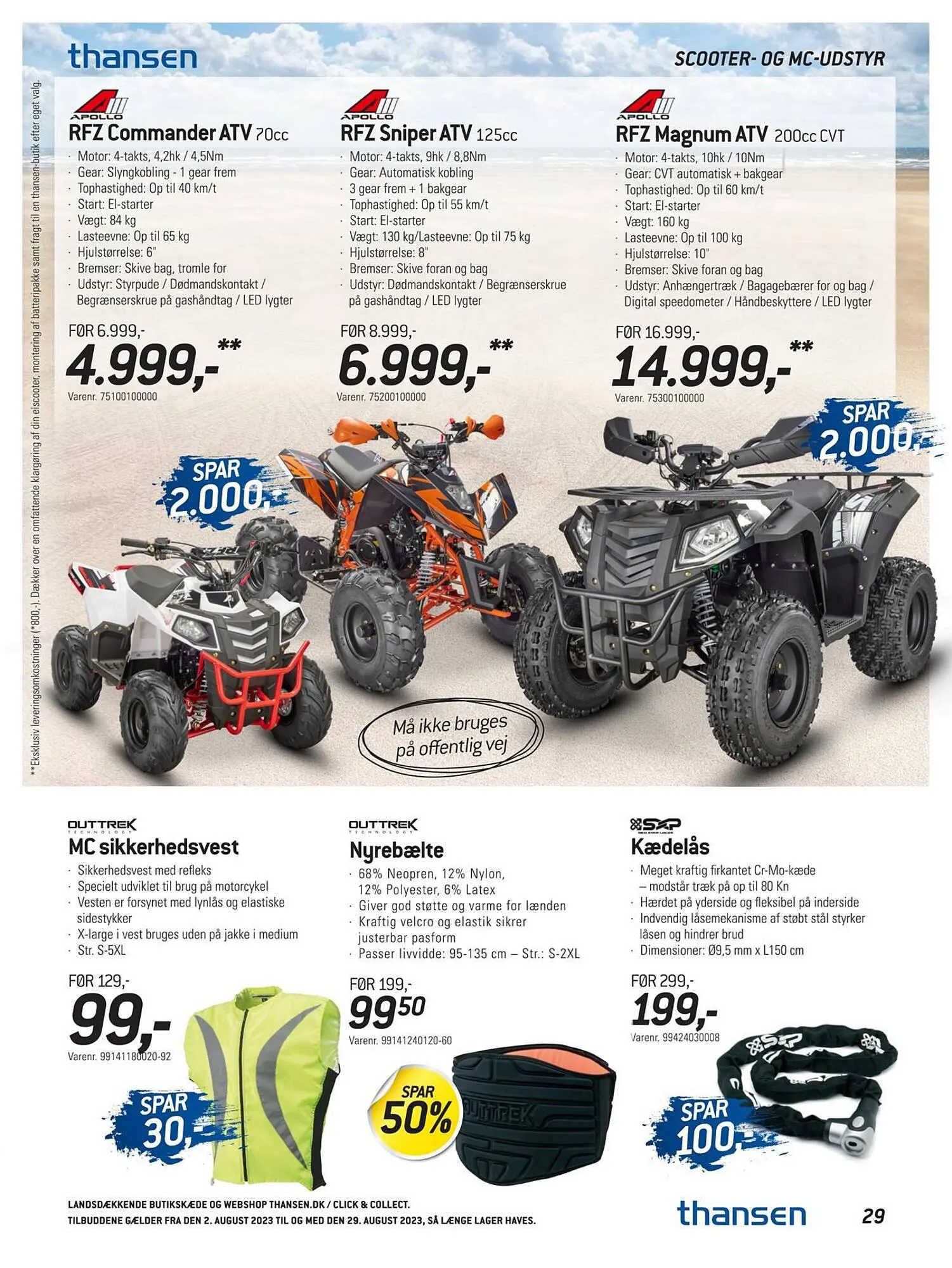 Thansen tilbudsavis Gyldig indtil 1. august - 29. august 2023 - tilbudsavis side 29