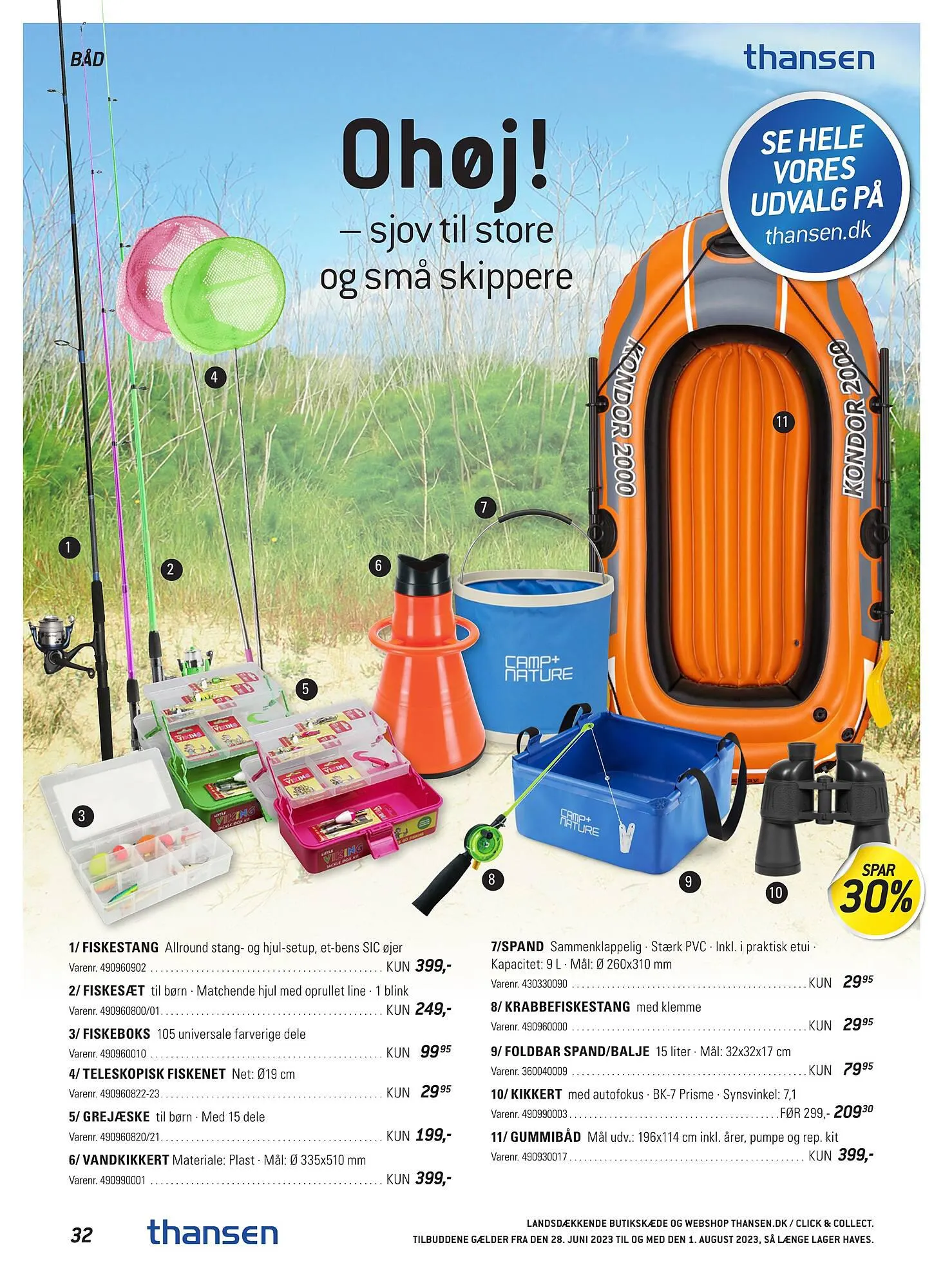 Thansen tilbudsavis Gyldig indtil 28. juni - 1. august 2023 - tilbudsavis side 32