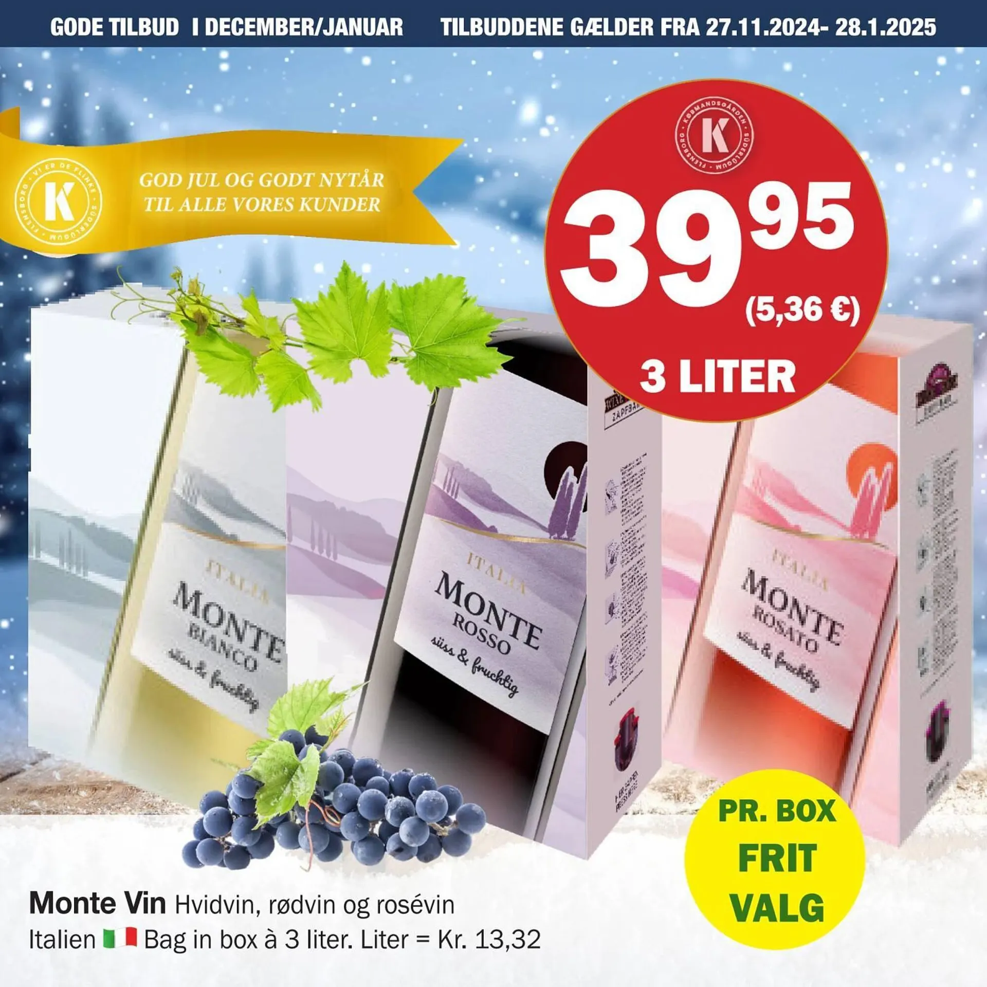 Købmandsgården tilbudsavis Gyldig indtil 26. november - 28. januar 2025 - tilbudsavis side 40