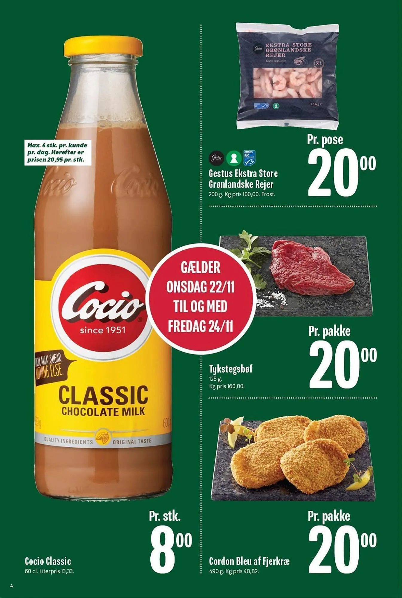 Min Købmand tilbudsavis Gyldig indtil 18. november - 24. november 2023 - tilbudsavis side 4