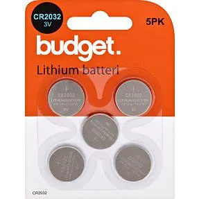 Knapcelle batteri CR2032
