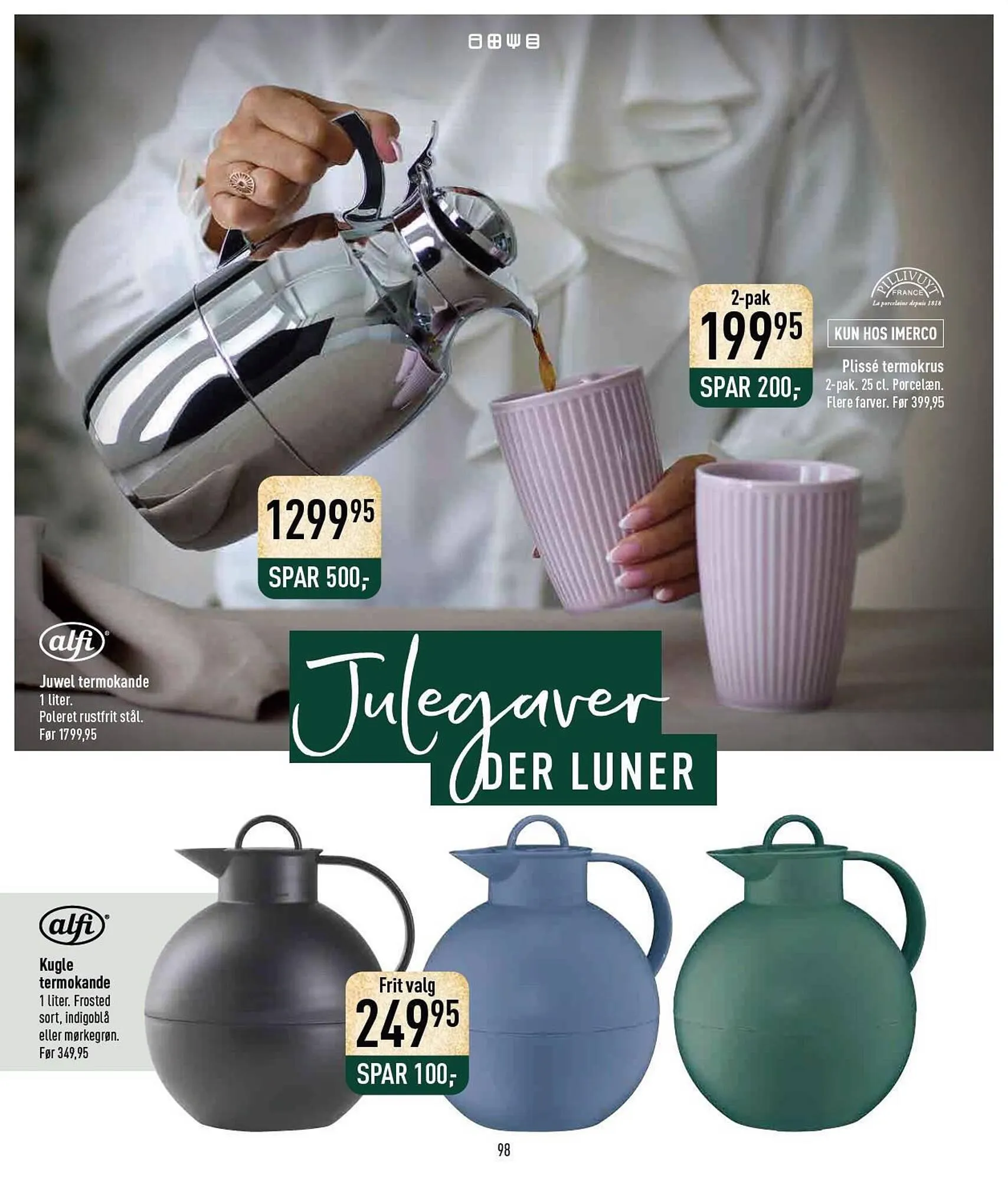 Imerco tilbudsavis Gyldig indtil 20. oktober - 23. december 2023 - tilbudsavis side 98