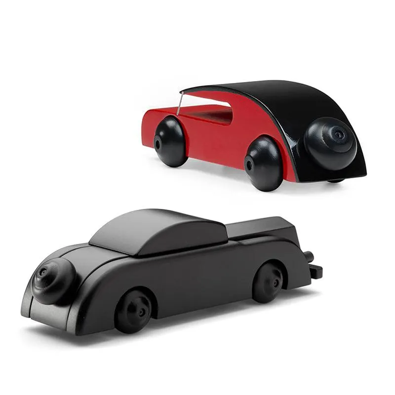 Kay Bojesen rød sedan & sort limousine
